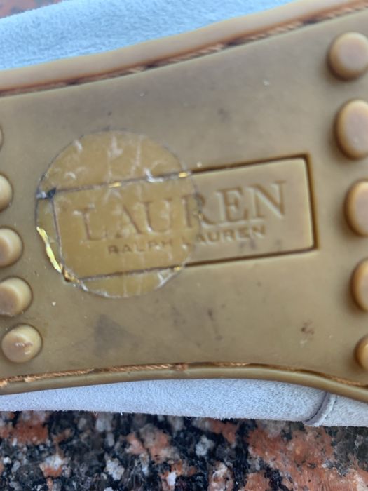 Замшеві мокасини балетки Lauren Ralph Lauren