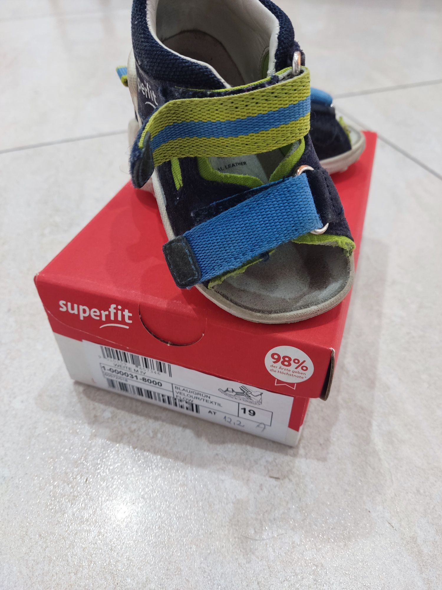 Sprzedam sandały chłopięce Superfit rozmiar 19