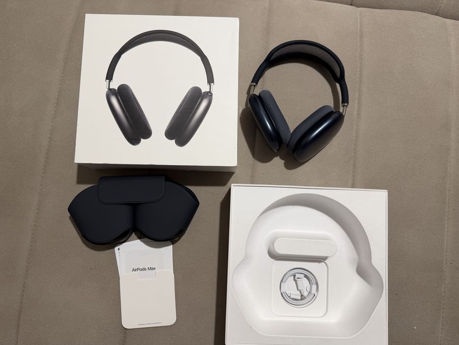 Słuchawki Airpods Max Midnight jak NOWE ! USB C GWARANCJA