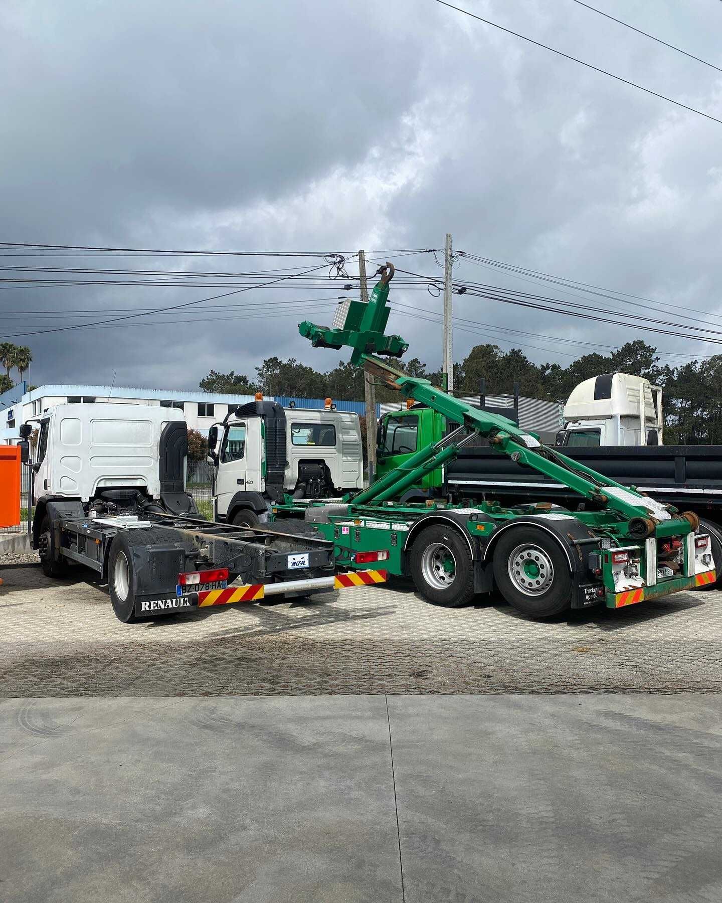 Volvo FM 420 sistema de gancho e cabos