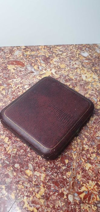 Zestaw pięknych posrebrzanych łyżeczek w stylu Art Deco Antyk, Pudełko