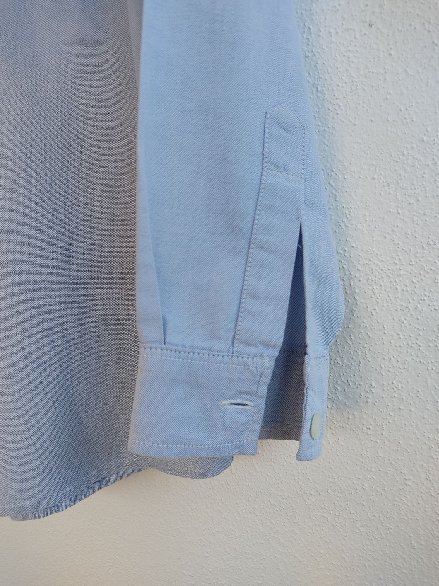 Camisa algodão Oxford azul claro NOVA, Metro Company