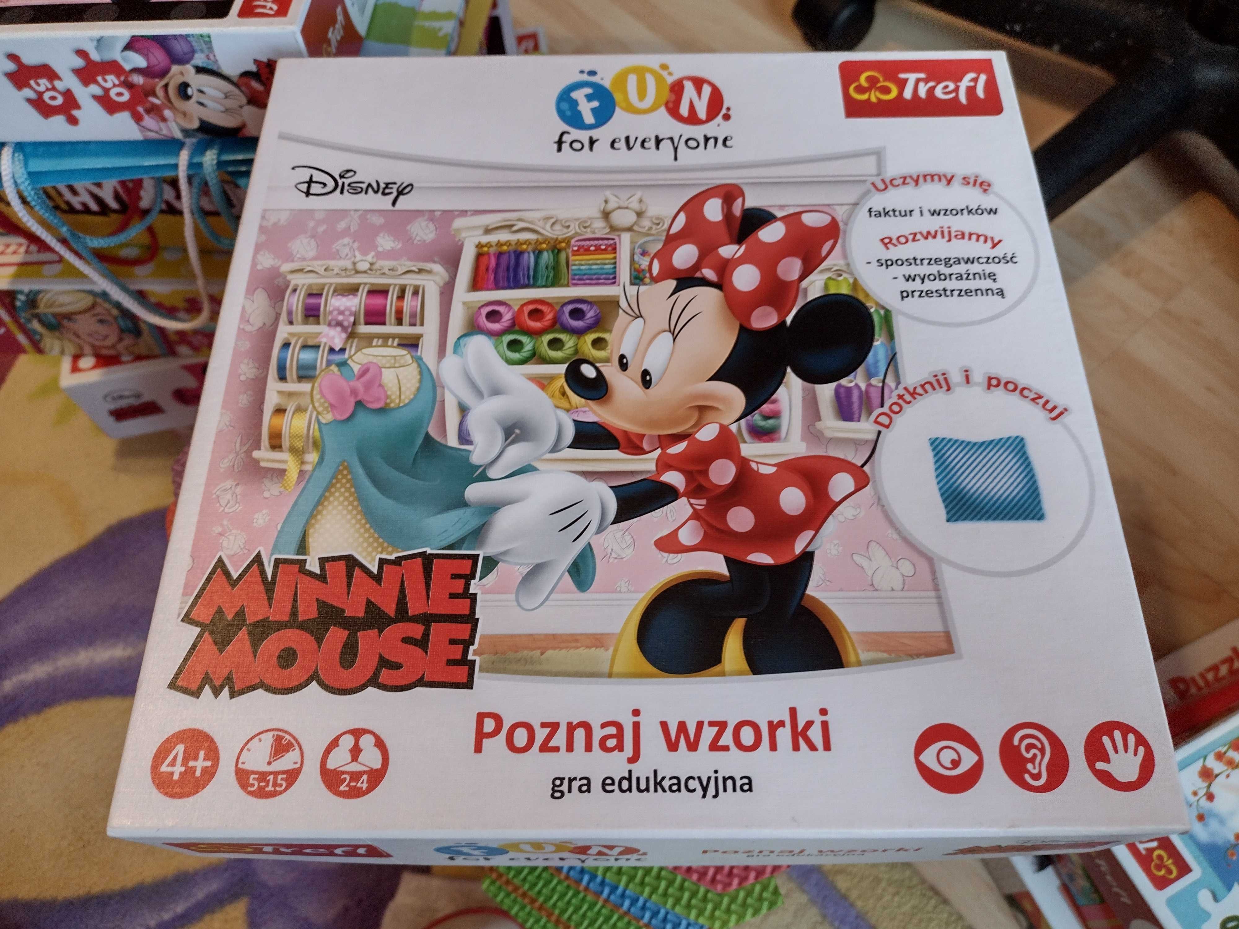 Gra planszowa muszka Minnie jak nowa 4+