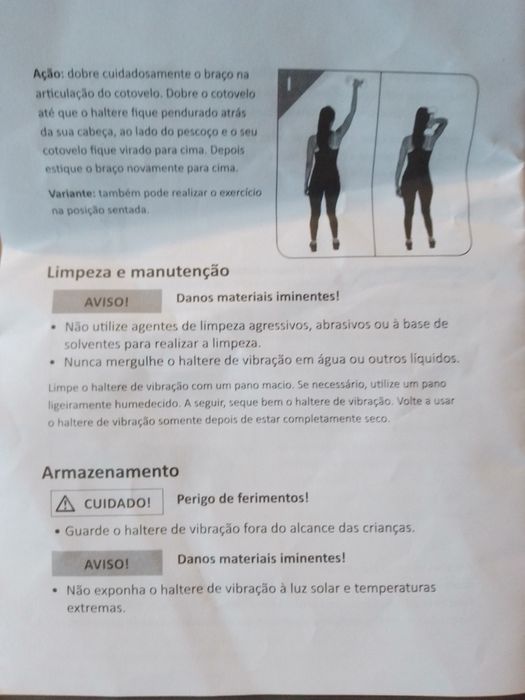 Haltere electrónico vibratório