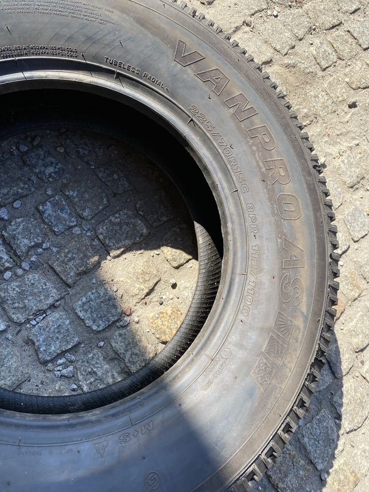 Jedna Nowa Opona 225/70R15C 112/110R M+S Maxxis VanPro ASwielosezonowa