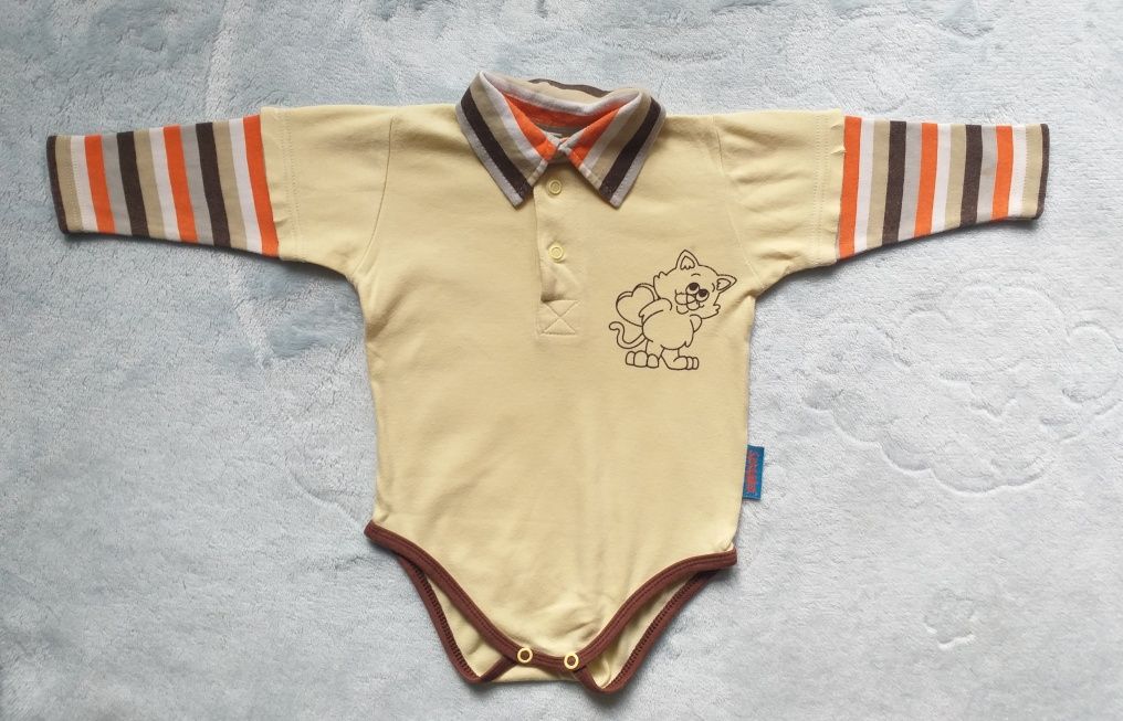 Bawełniane body niemowlęce r.74/80 Szkrabek