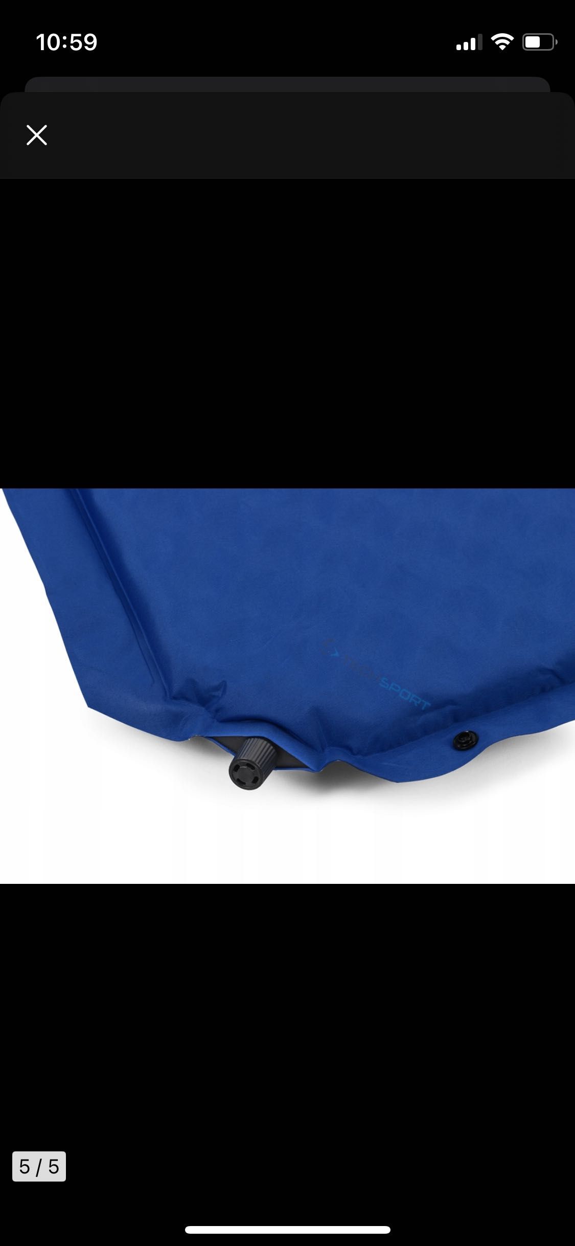 2x Mata samopompująca  Bergson sleepwell 185x52x3cm