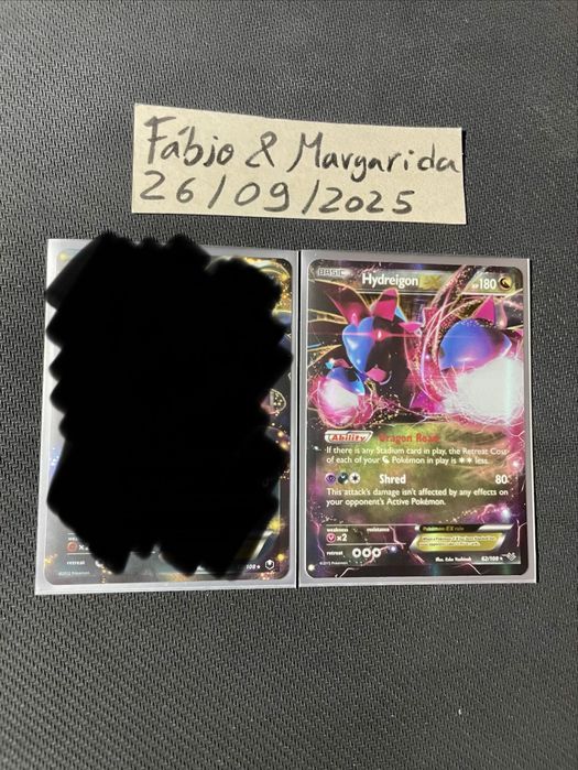 Cartas Pokémon várias raridades e coleções