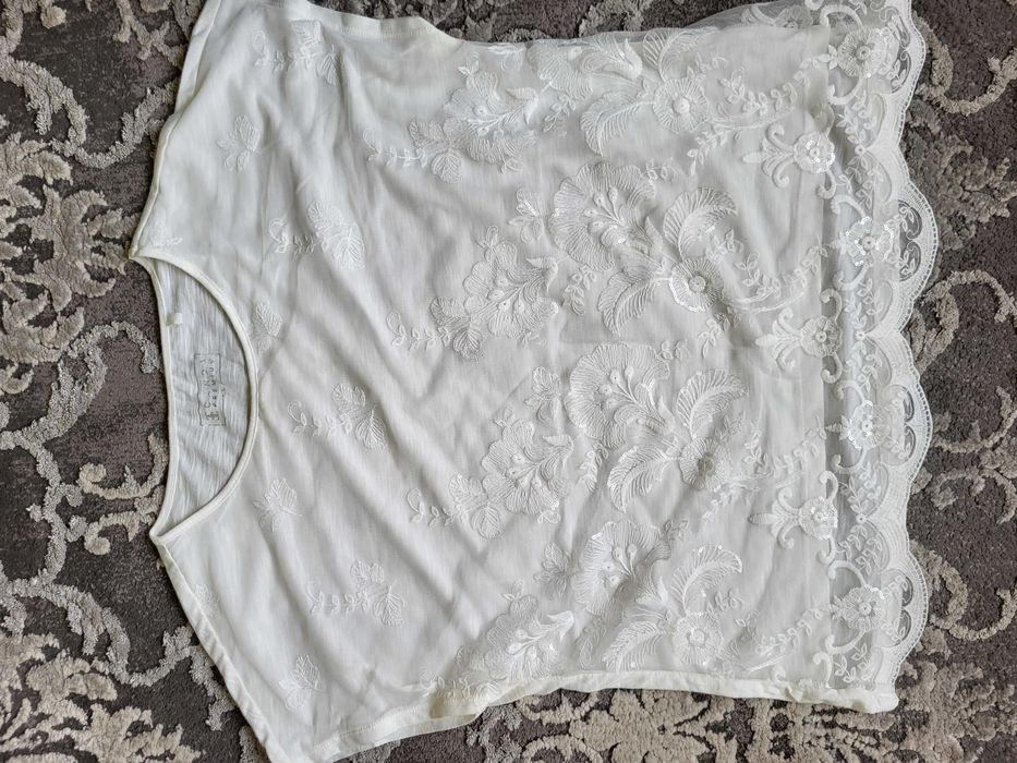 Biała Bluzka Canda rozmiar 48