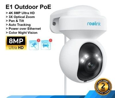 Камера видеонаблюдения Reolink E1 OutDoor PoE [8mp] 3x оптический zoom