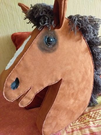 HOBBY Horse  z pianki i weluru własnoręcznie zrobiony