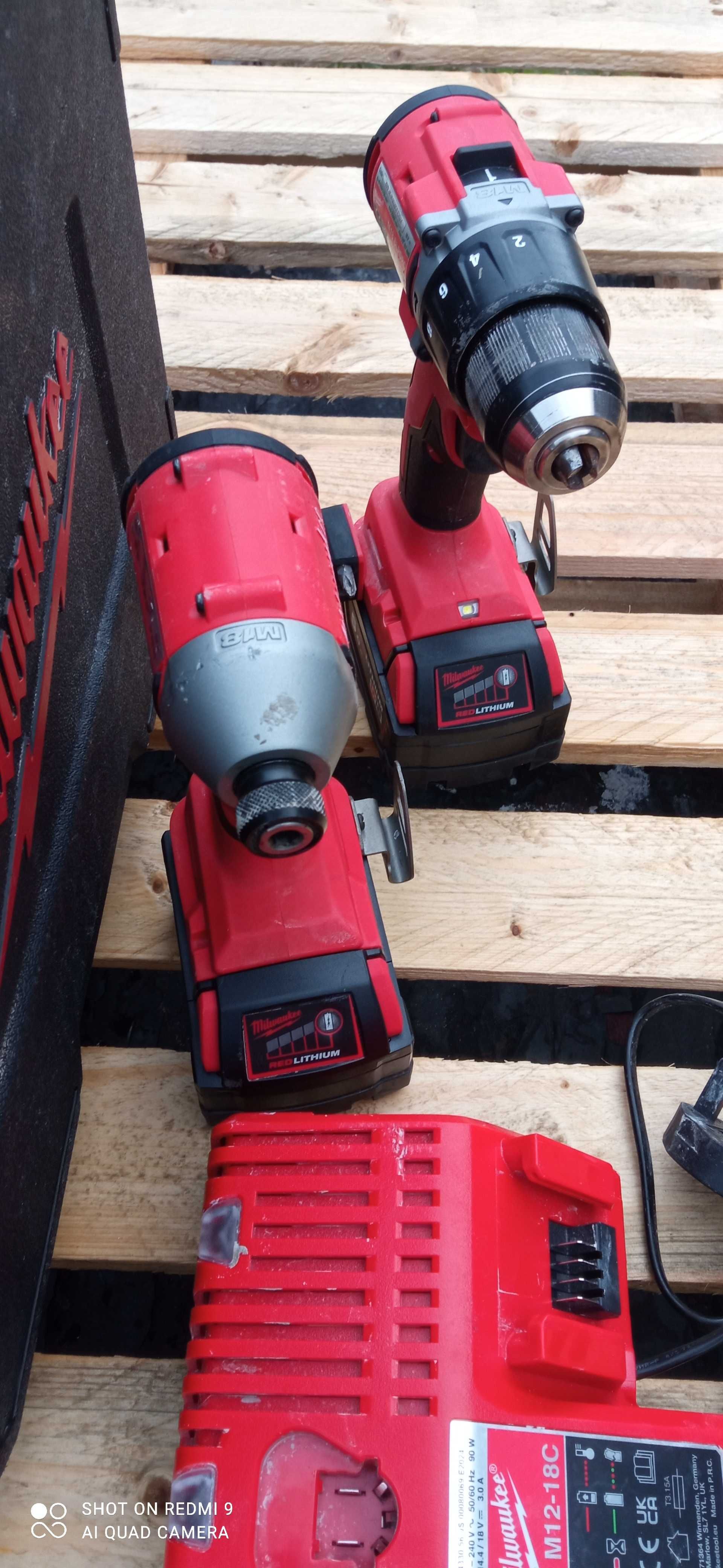 Wkrętarka i Zakrętarka Milwaukee M18 2x 5ah BLCPP2A-502C 18v