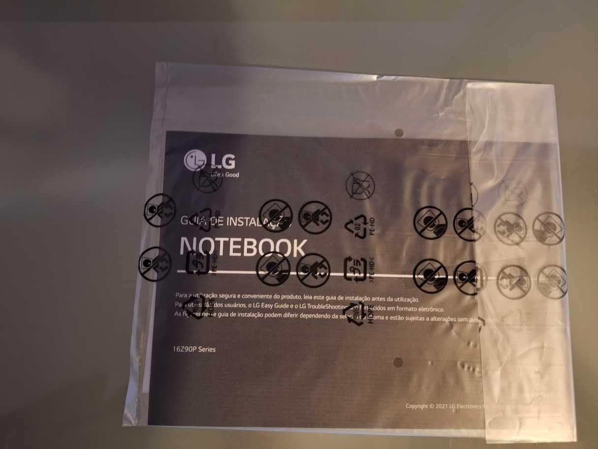 Portátil LG gram - Processador i7, 16 GB RAM, Nvme 512 GB