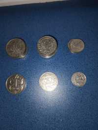 Monety II RP 1zl,50gr, 10gr, znak WJ