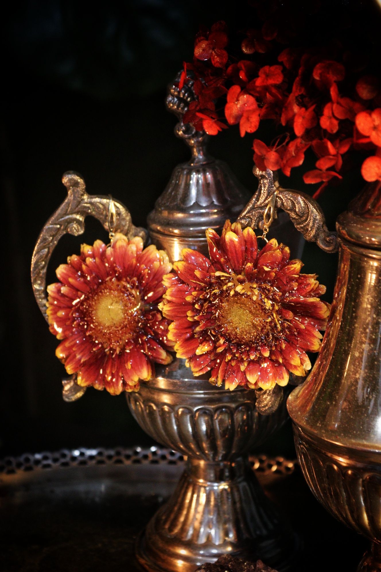 Brincos Gerberas