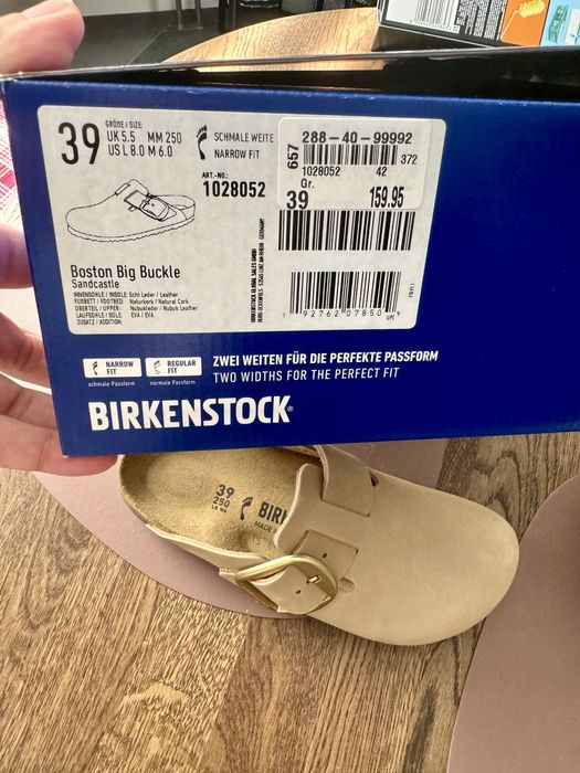 Birkenstock Boston Big buckle 39