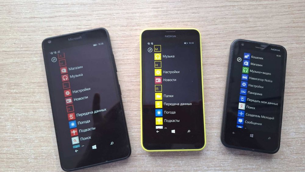 Смартфоны Microsoft Lumia 640/630/620 на две симки