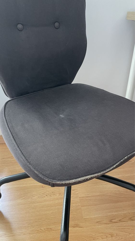 Lillhojden ikea Krzesło do biurka z kauczukowymi kółkami
