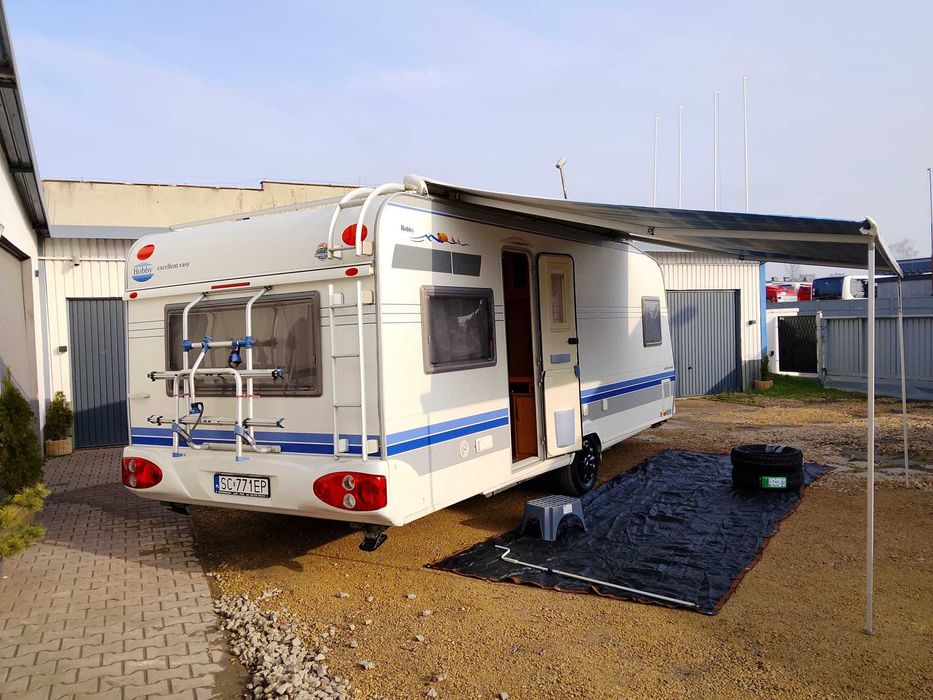 Hobby-560-Markiza-Mover-Bagażnik-Wc-Prysznic-Dmc 1450kg.Gwarancja.