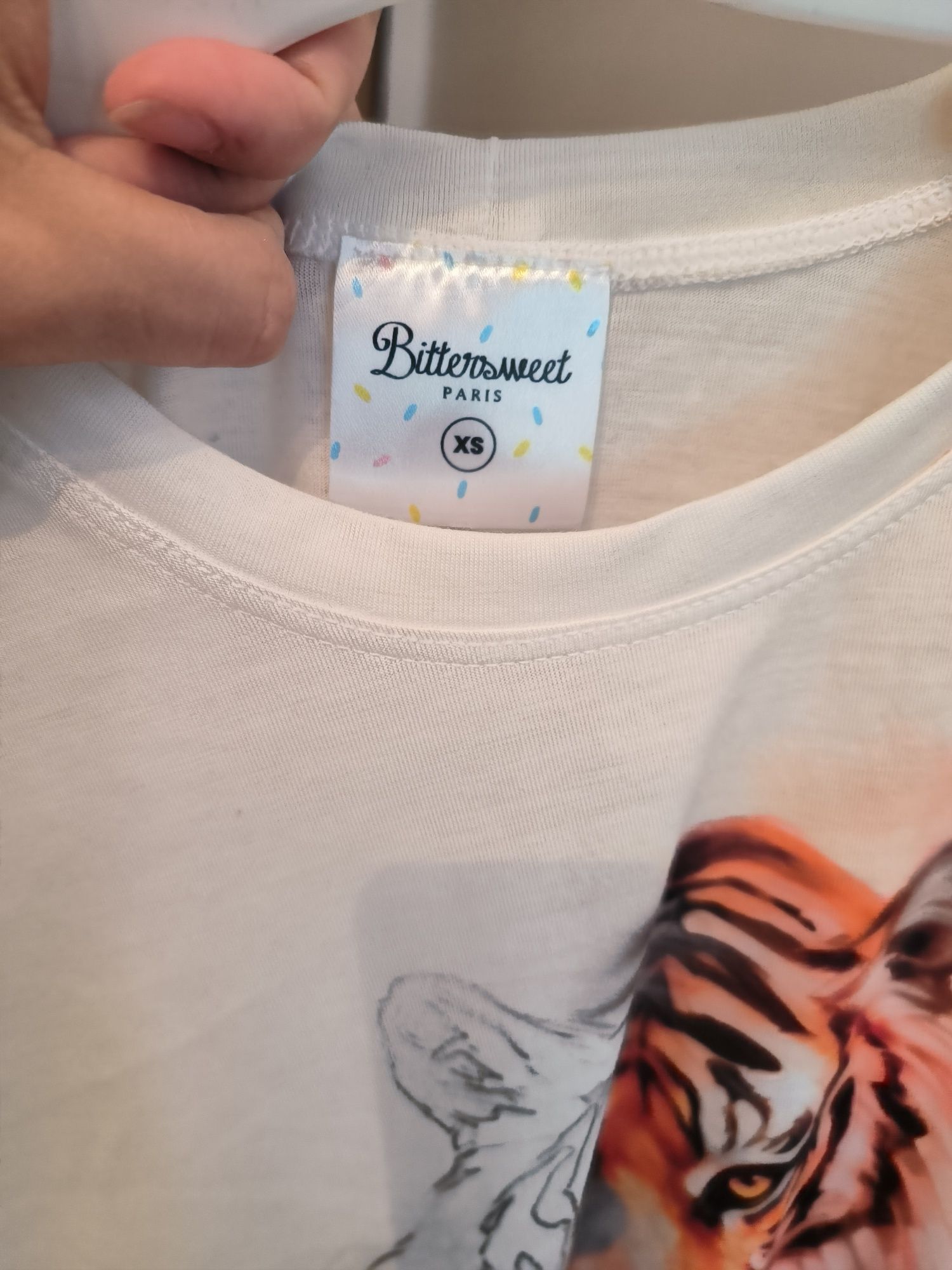 Koszulka t-shirt lew bittersweet z nadrukiem XS 34