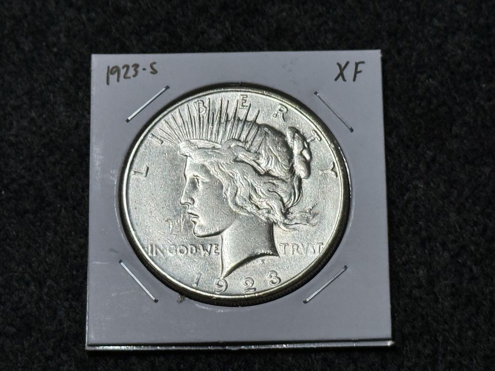 1 долар США (мирний) Срібло. 1923-S. US Dollar Peace - Silver. XF.