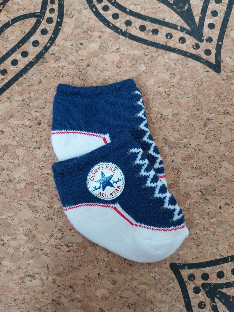 Skarpetki dziecięce Converse rozmiar 62-68 cm, 3-6 miesięcy