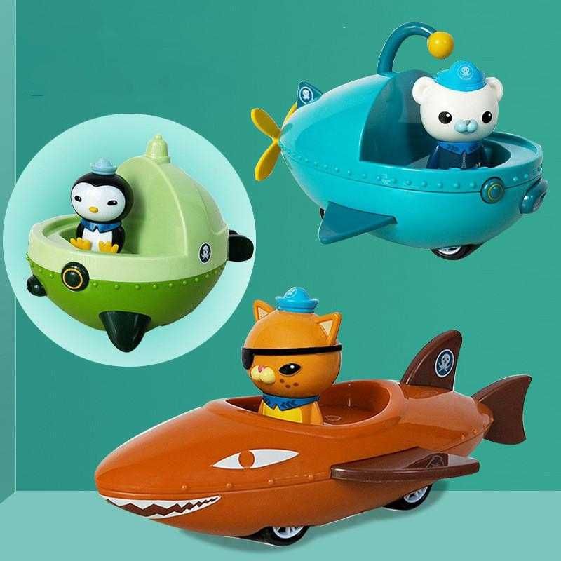 OKTONAUCI pływak pojazd KOCURRO Kapitan Barnie FIGURKI Octonauts