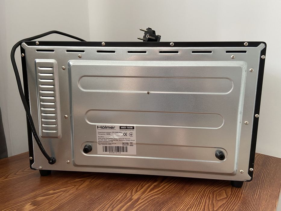 Електро піч до 250 градусів 35л. 1800вт HEO-183B  Holmer