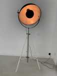 Lampa loft stojąca industrialna okrągła moon księżyc