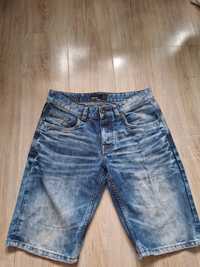 Męskie krótkie, jeansowe spodenki