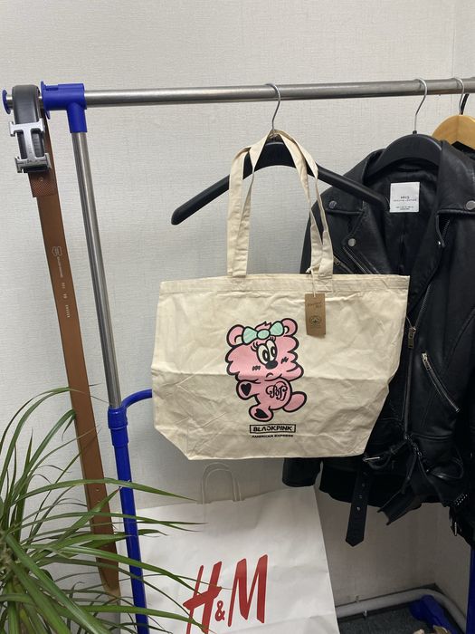 Сумка-тоут BLACKPINK × VERDY Gorillaz Roling Stones шопер