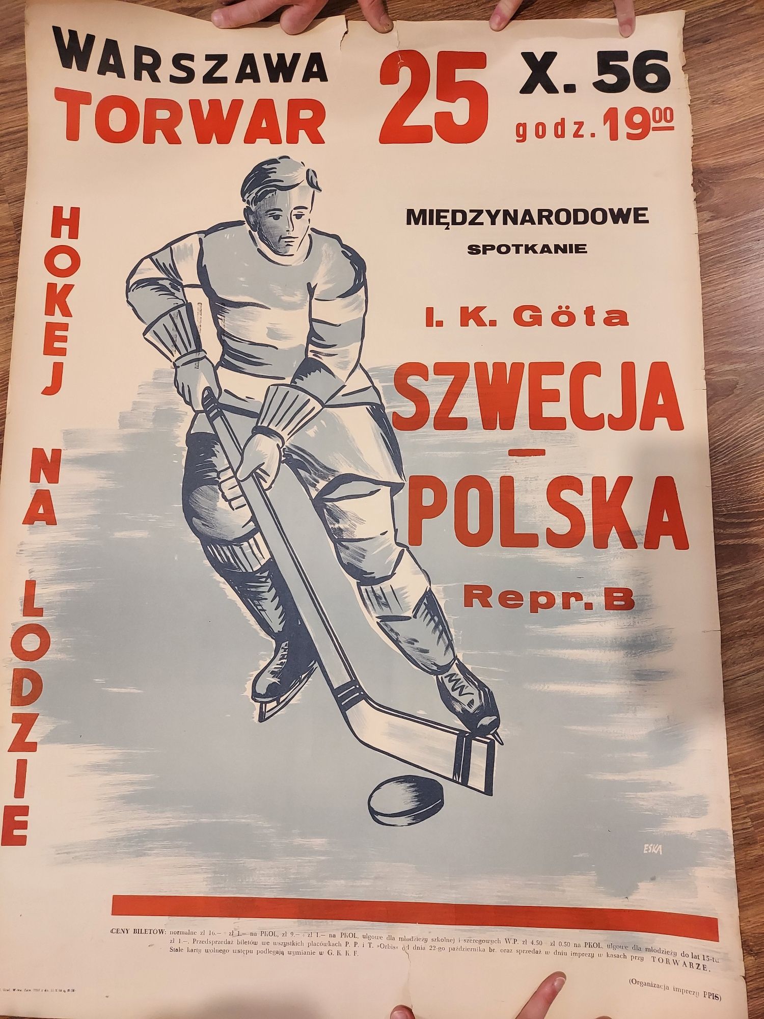 Plakat Zabytek 1956r.