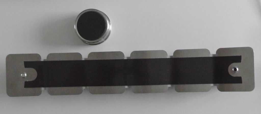 Półka Listwa Magnetyczna z pojemnikami na przyprawy 6x80ml