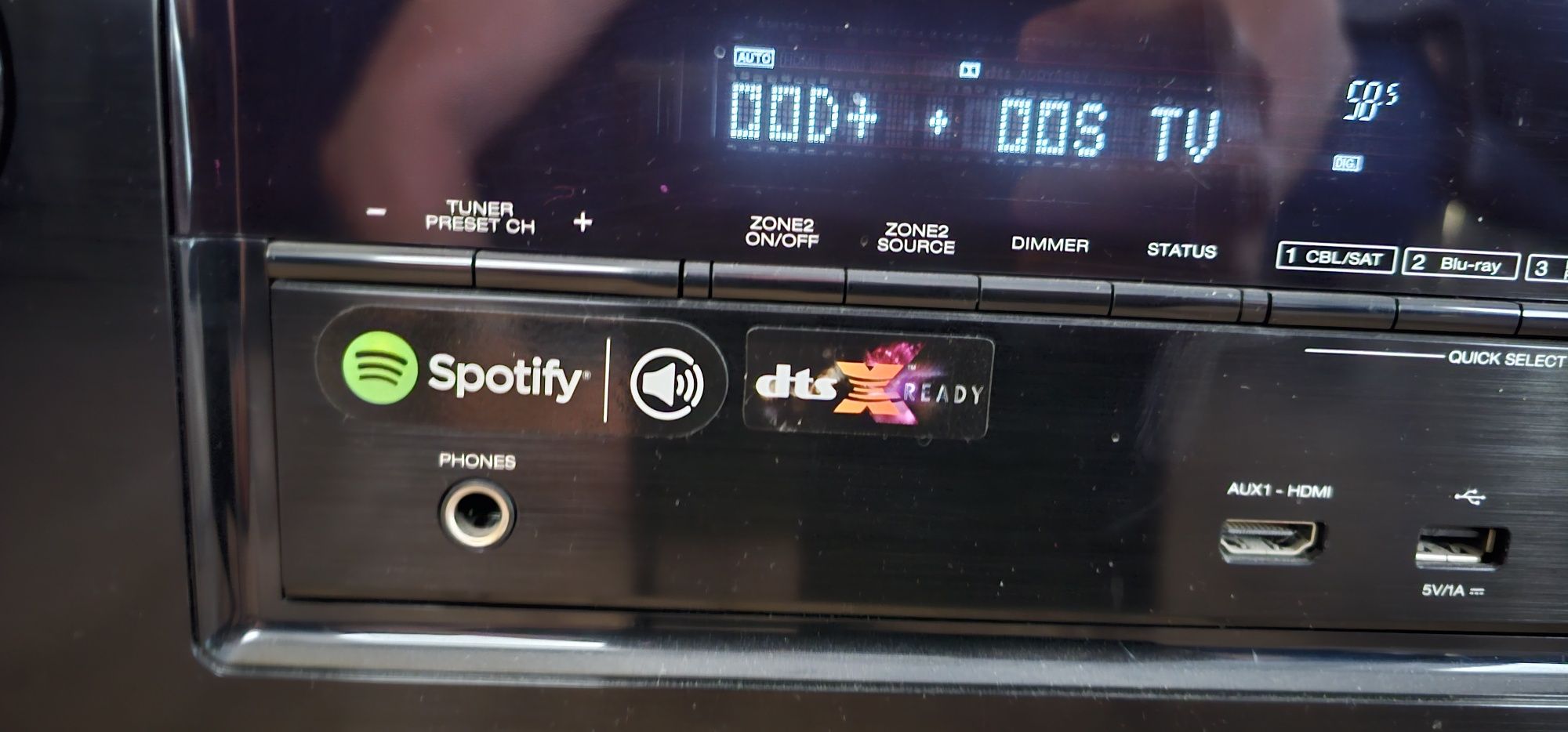 Denon AVR-X2200W 7.2 Amplituner sieciowy 125W 7 kan Dolby Atmos iDTS:X