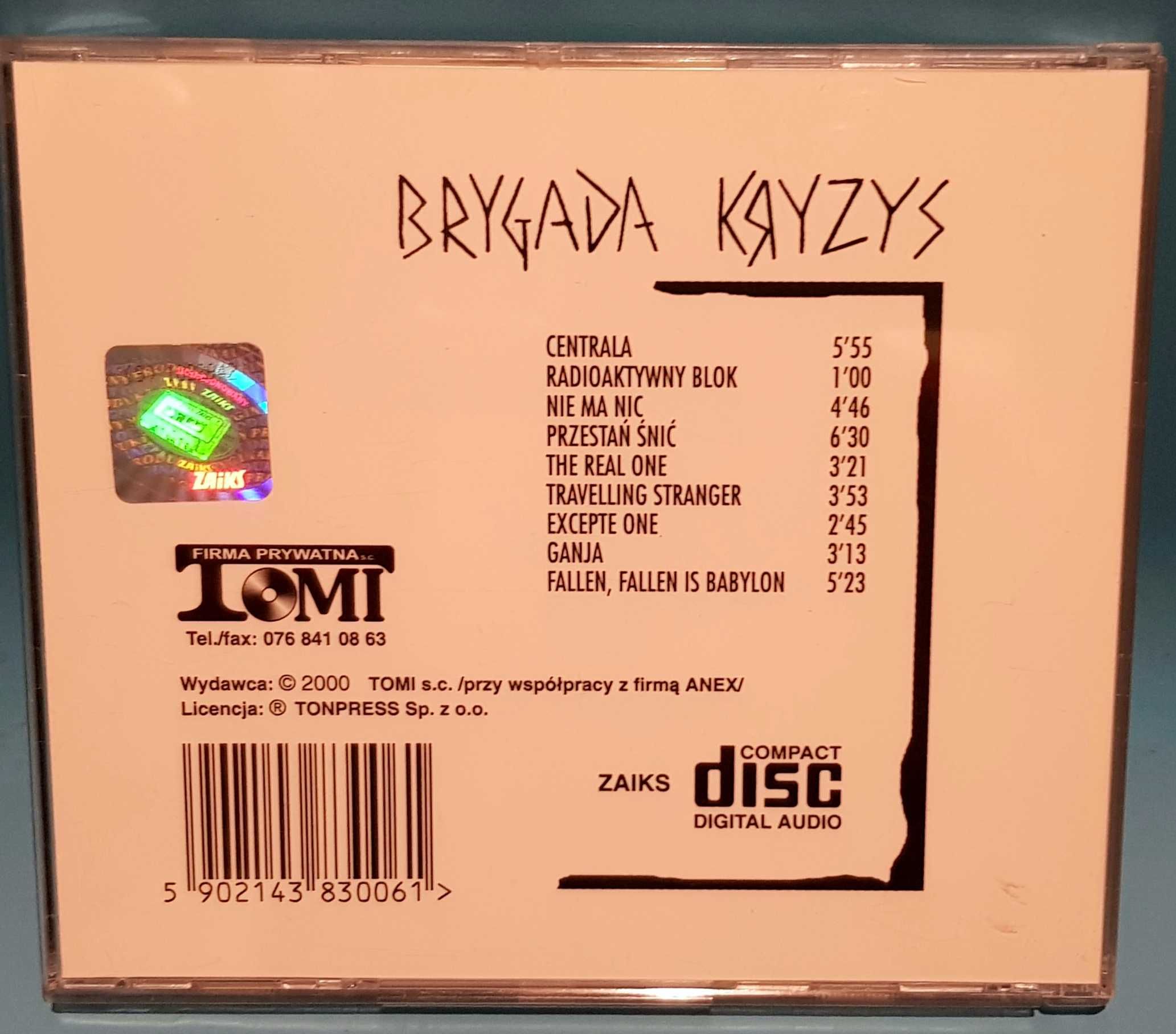 BRYGADA KRYZYS  Brygada Kryzys  CD Punk Rock