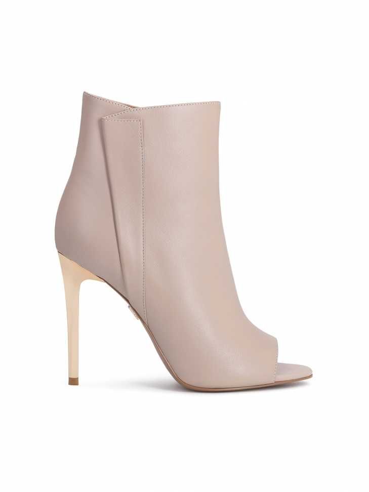 nowe botki kazar peep toe jasminne r.40 beżowe