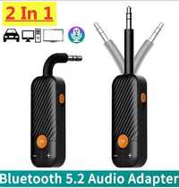 Bluetooth аудио-приемник-передатчик 3,5мм с микрофоном 2 в 1. Новое!