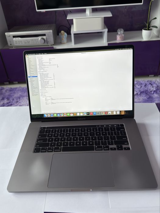 Apple MacBook Pro 16’ 2019r. 2TB dysk, 64GB RAM, i9 2.4 GHz, OKAZJA!