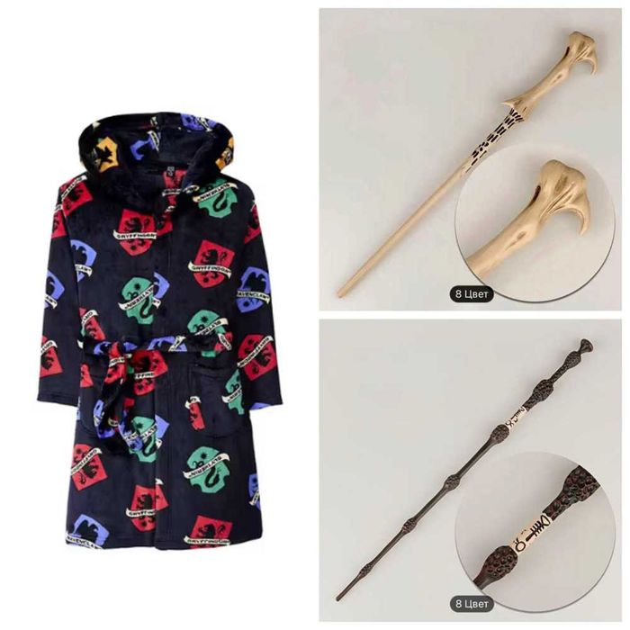 Аксессуары и платье костюм Гермионы на 6-10 лет