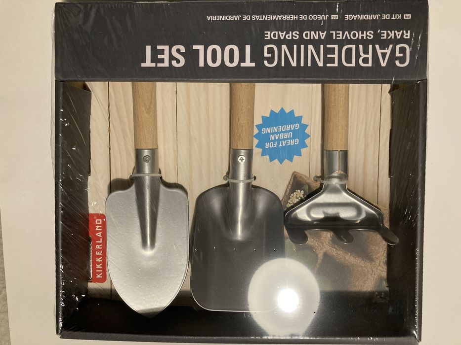 Gift Set conjunto ferramentas de jardinagem kikkerland novo embalado