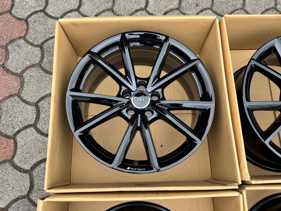 Felgi Audi Sport a7 a8 19 cali a6 a5 q5 s7 19 cali 5x112 black edition
