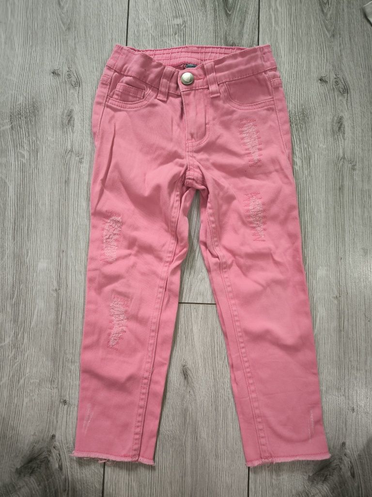 Spodnie jeansy 104 Rurki jeansowe 3-4 latka