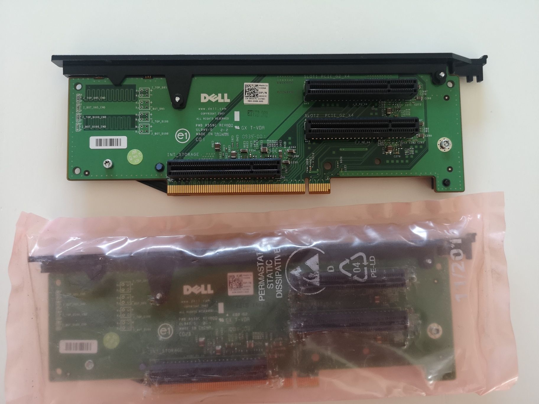 Riser Dell pci-e 16x para 8x