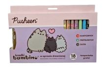 PUSHEEN Kredki BAMBINO 18 szt. nowe