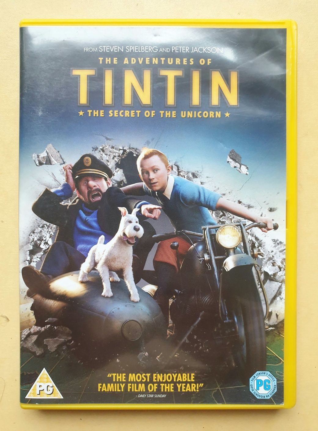 Film Przygody Tintina The Adventures of Tintin DVD Spielberg