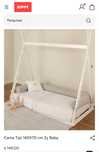 Cama e colchão para criança.