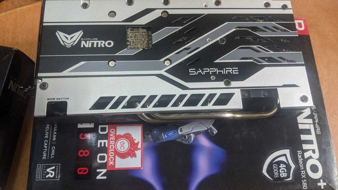 Видеокарта Sapphire Nitro+ RX580 4G