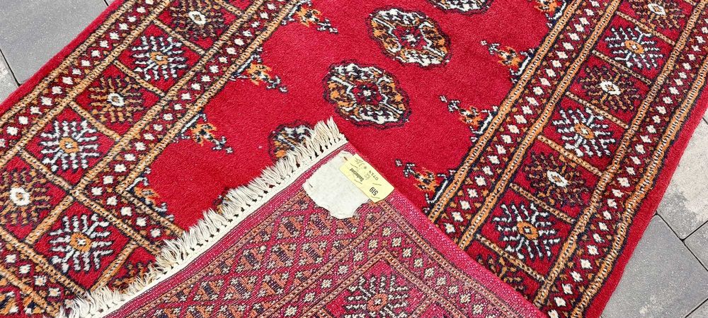 Buchara ręcznie tkany dywan wełniany 166 x 95 cm perski wełna