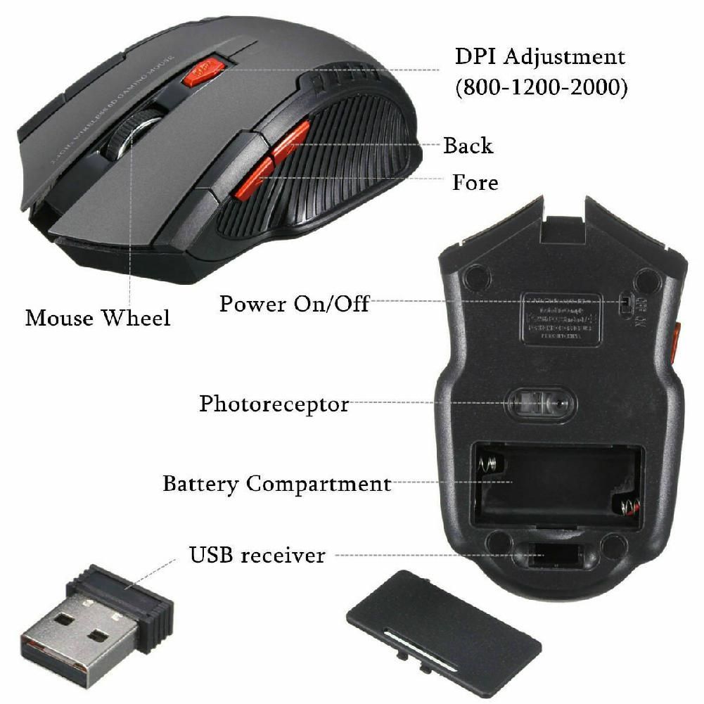 Бездротова ігрова миша 2.4 GHz Wireless 6D Gaming Mouse