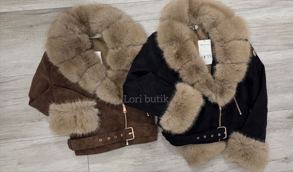 Cuuudo ! Softy ramoneska zamszowa lis jenot katana